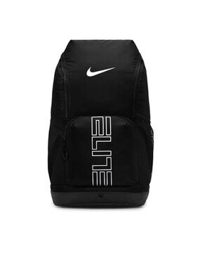 Nike, Unisex, Varsity Elite Backpack (32L), Black/Black/Metallic Silver, One